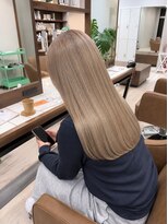 ニュースエン(newseN:)&nbsp;ミルクティーベージュ/ダブルカラー/ケアブリーチ/髪質改善/新潟