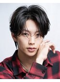 横浜/大人センターパート/ルーズシャドウ/ニュアンスパーマ