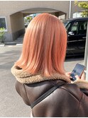 コーラルピンク × 外ハネボブ