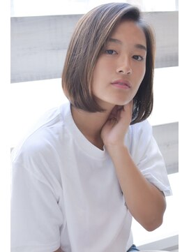 ヘアーアンドメイク シーク 八王子(HAIR&MAKE SeeK) ヘルシー×前下がりボブ