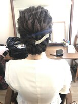ロカット サロン(Roquat Salon)&nbsp;なみなみ大人アップアレンジ【ヘアアレンジ　立川/立川南口】