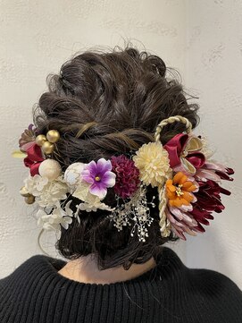 ヘアメイク カン プラスエフ(HAIR MAKE KANN+f) 成人式ヘア