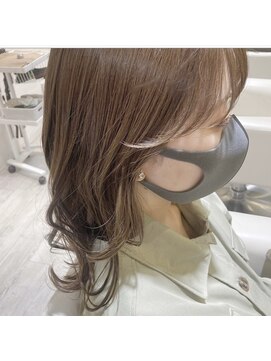 ラ ブランシュ 大宮(La Blanche) ナチュラルベージュ×小顔バング*°.大宮美容室