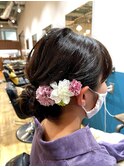 ヘアセット/ヘアアレンジ/ヘアメイク/ハーフアップ