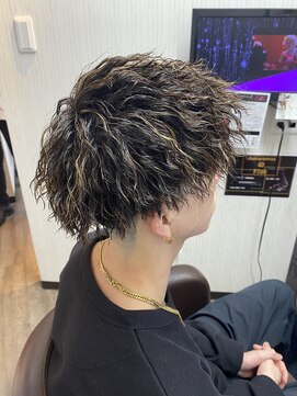 ヘアーグランデシーク(Hair Grande Seeek) ハードツイストスパイラルパーマ×メッシュ☆