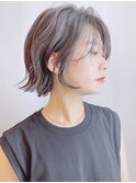 【morio 原宿】外ハネボブ　外ハネワンカールパーマ　前髪なし