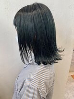 ルチア ヘア ステラ 京都店(Lucia hair stella) プツッとボブ/ふかみカーキ