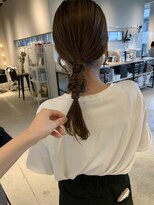 ヘアーエスクールシーユー 枚方T-SITE店(hair S.COEUR×Cu) カジュアルでタイトな編みおろし
