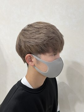 ヘアー ル シェーヌ ワンセカンド(hair le chene 1/2) ハイトーン×マッシュ