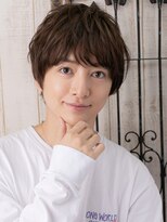 モッズヘアメン 札幌月寒店(mod's hair men)&nbsp;暖色系カラーくせ毛風パーマのユニセックスマッシュh札幌月寒