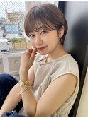 大人ガーリー小顔ボブ
