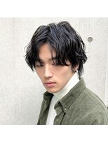 ノエル 池袋店(noel)&nbsp;【noel】takuto×ミディアムウルフ×センターパート