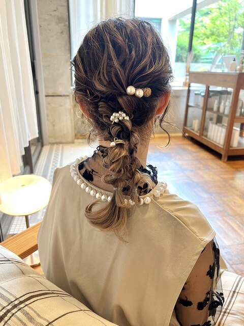 結婚式ヘアアレンジ