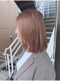 明るすぎないブリーチなしベージュ