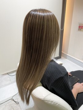 イマージュヘアー バレイヤージュカラー