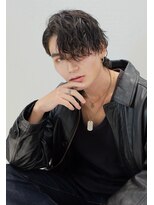 アクシー ヘアーアンドメイク(AXY HAIR&MAKE)&nbsp;波巻きパーマ/ハイライト/束感マッシュ/ブロンド/新宿