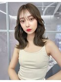 シースルー韓国くびれヘア