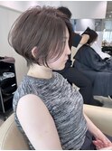 ショートボブ髪型20代30代40代50代前髪あり前髪なし面長丸顔小林