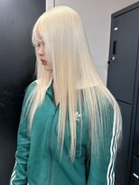 ベレーザ 渋谷(BELEZA)&nbsp;7855ニュアンスカラーホワイトアッシュハイトーンカラー韓国ヘア