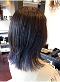 デザインカラー/レイヤーカット/くびれセミロング/こなれヘア