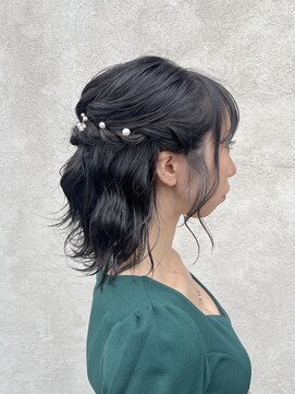 インフィニティー infinity HAIR SPACE BLOOM ハーフアップ