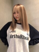 ペレ 梅田(PELE) 前髪/アンブレラカラー/こなれミディ/イメチェン/ウェーブパーマ