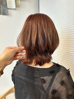 ゼン ネオ(Zen Neo)&nbsp;艶々秋ミディアムヘア　ルビーブラウンカラー