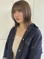 ユイマァル 岡山店(YUIMARL)&nbsp;ブリーチなしで作るベージュカラーカラー