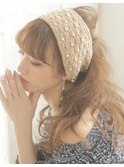大人可愛い☆メルトカラー☆トップノット☆