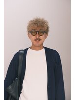 フェイヴィーズ(FavyS)&nbsp;メンズマッシュショート クセ毛 ブリーチ パーマ 大阪美容室