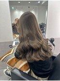 ミディアムヘアハイライトウルフカット小顔レイヤーボブワンレン