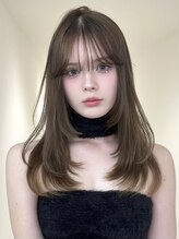 アイトーキョーエス 渋谷(AI TOKYO S) 韓国レイヤー　レイヤーカット　顔周りレイヤー　姫カット