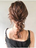表参道編みおろしモテ髪ヘアセット大人ガーリー#01af0222