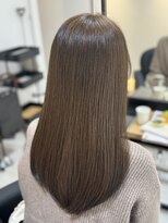 エフフォーユアヘアー 北方店(F for your hair)&nbsp;かおまわりレイヤー 明るめアッシュベージュ