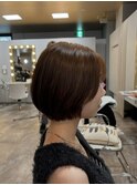 大人可愛い20代30代40代カラー/ショートボブ/宮崎