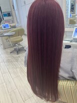 ビス ヘア アンド ビューティー 西新井店(Vis Hair＆Beauty)&nbsp;大人気ハイトーンチェリーレッドカラー