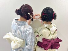 ヘアメイク アンクの雰囲気（ライブヘアセット&浴衣着付け☆）