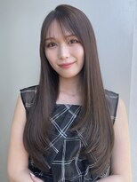 エアー 青山(AIR) ワンカールレイヤーカット透明感カラー髪質改善