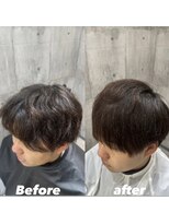 アリアバイエクラート 新宿南口店(ARiA by ECLART)&nbsp;メンズ顔周り縮毛矯正