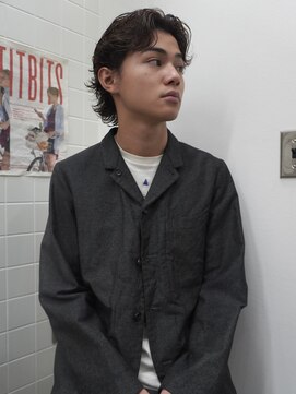 リンクビー アンド ギヴセカンド(Link B&Give2nd.) ショートセンターパートウルフ