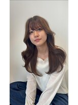 リット(lit.)&nbsp;☆静岡韓国ヘア×顔まわりレイヤー×やわらかブラウン☆