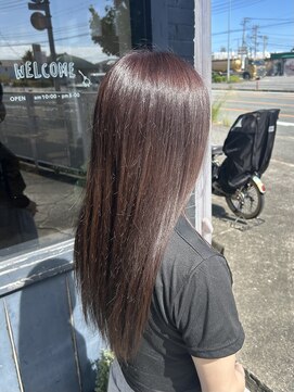 アンサー(answer) 【抜け感抜群】くすみグレージュ×ロングスタイル