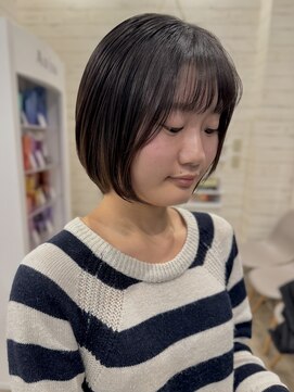 名取/岩沼/ミニマルボブ レイヤーカット