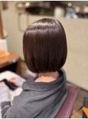 品よく仕上がる髪質改善カラー