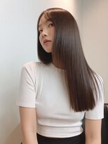 ヘア アトリエ ヴィヴァーチェ(hair atelier Vivace) アプリコットオレンジハイライトカラーウルフショートカット