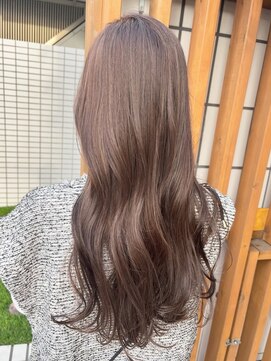 ナフィ バイ エイム 町田店(Nafie by eim) ラベンダーベージュ/韓国ヘア/波ウェーブ/ピンクベージュ/ツヤ感