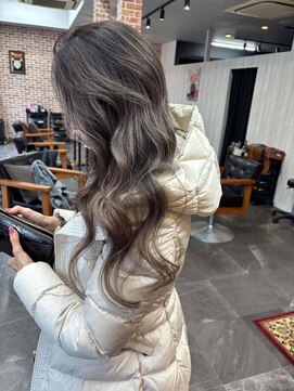 リンク(LinK) ロング×バレイヤージュ