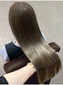 20代30代◎ブリーチなし髪質改善×艶髪ミルクティーベージュ