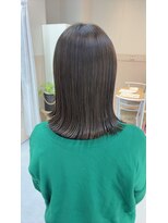 シダ(sida)&nbsp;ブリーチなし　アッシュグレー　切りっぱなし