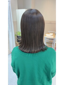 シダ(sida) ブリーチなし アッシュグレー 切りっぱなし
